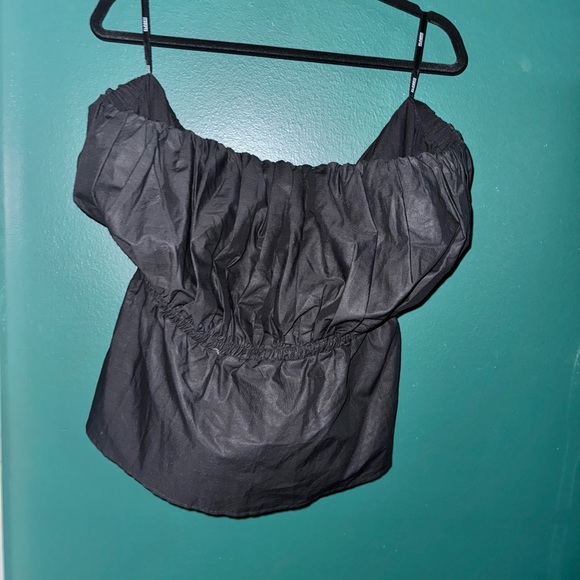 ELOQUII Strapless Peplum Ruffle Top | Size 18 - Picture 1 of 3